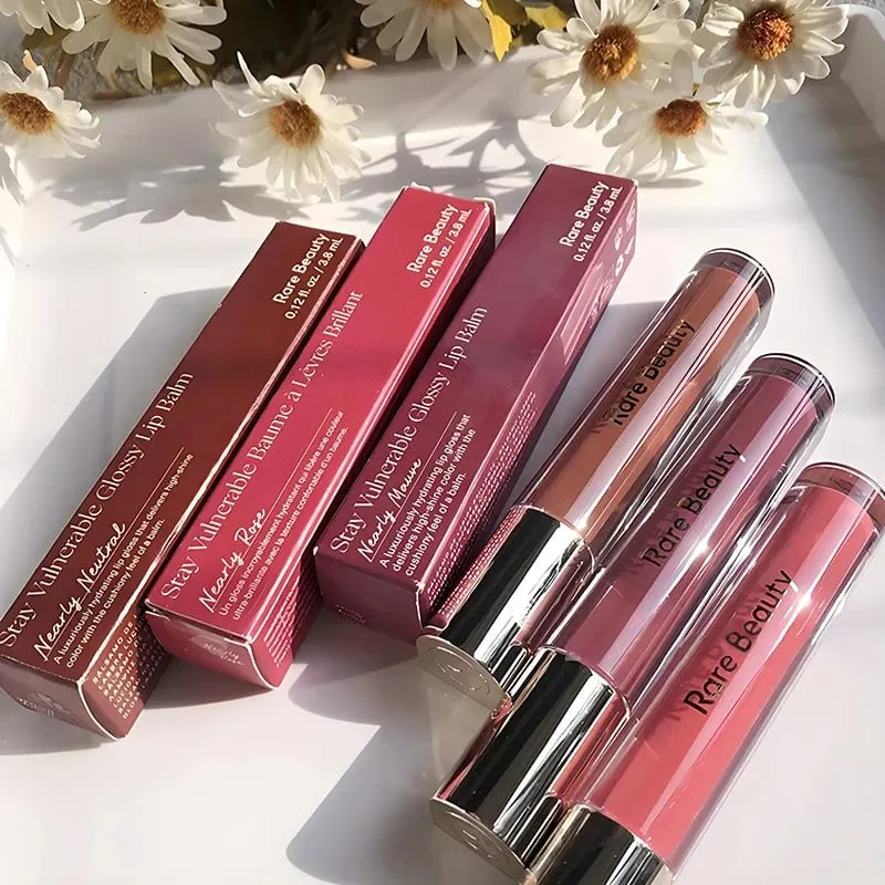 Batom brilhante labial blam, maquiagem hidratante duradoura, pitada macia, mancha de óleo labial, brilho labial feliz esperança maravilha