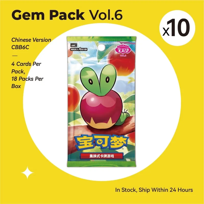New Gem Pack Vol 2 Cards Scarlet and Violet Trading PTCG Box Eevee Eeveelution Gem Pack 2 Collection Toy Gift Original 100%