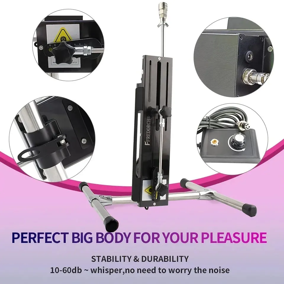 Dildo-120W Máquina Vibradora Automática 3-15cm Super Silenciosa Masturbação Vibrador Máquina Sexual Casal Adulto Brinquedo Sexual Feminino Brinquedo Sexual Masculino
