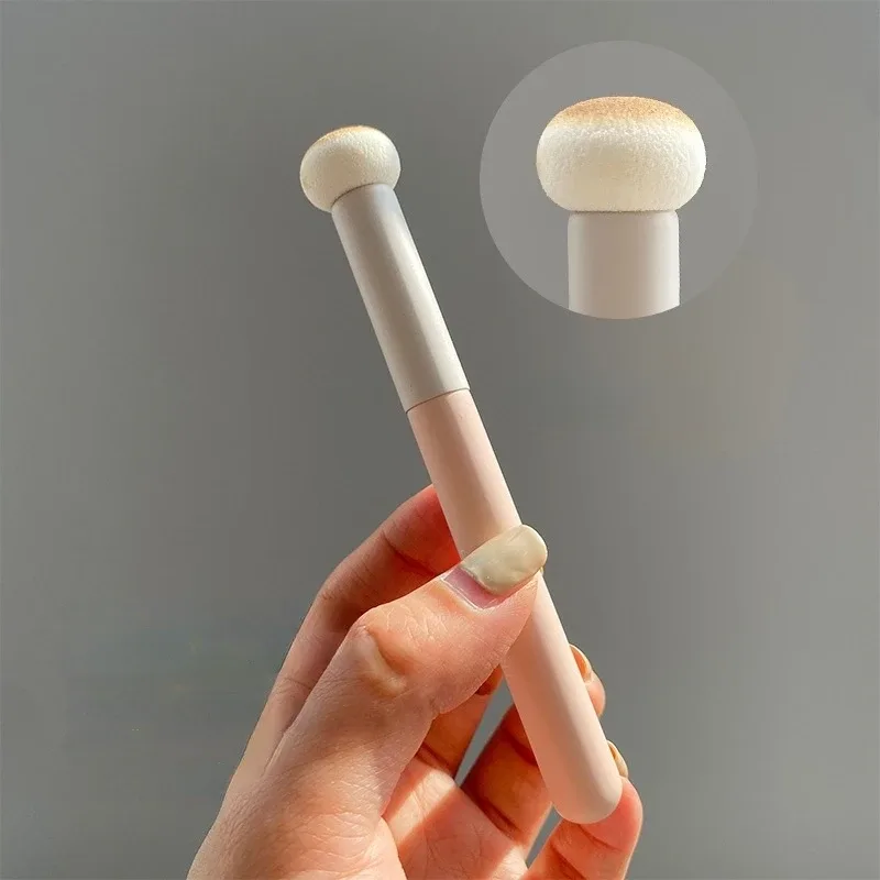 Pincéis de maquiagem corretivo, cabeça de esponja de cogumelo, profissional, pincel cosmético para lábios, base facial, mistura de beleza, ferramenta de maquiagem feminina