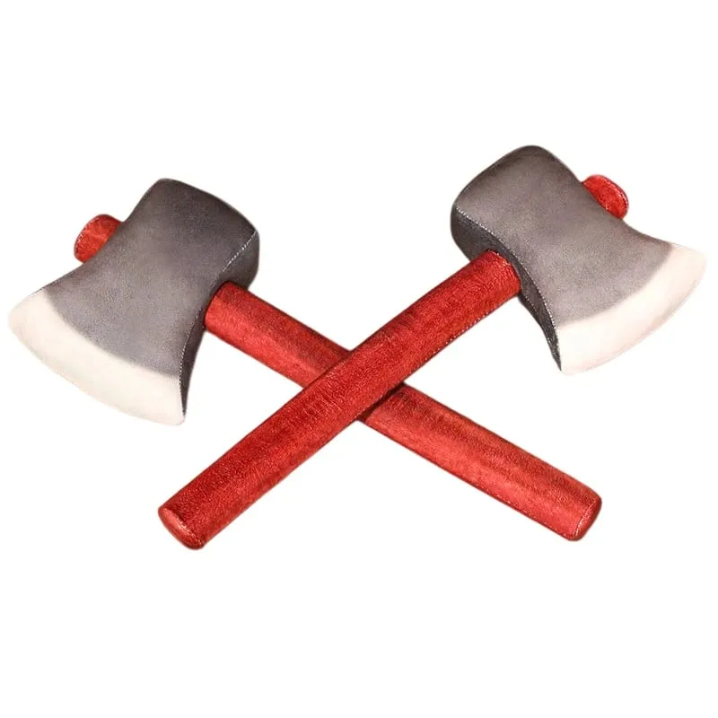 40cm Axe Plush Pillow Like Real Farmer Worker's Stuffed Instrument Prop Decor Men Gift