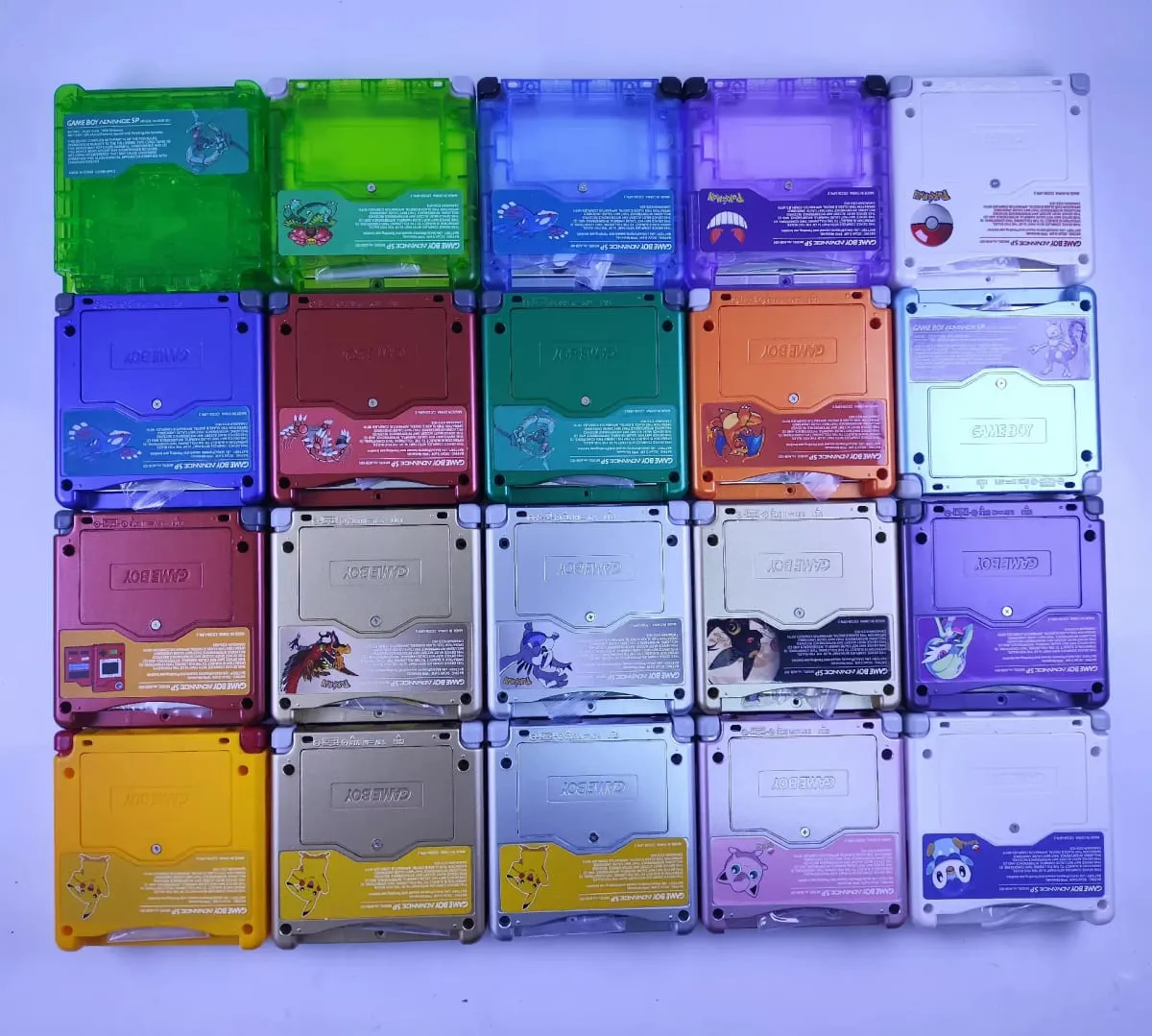 Pokémon Series GBA SP Shell - Charizard Rayquaza Gengar Capa de edição limitada para console de reposição — image 2