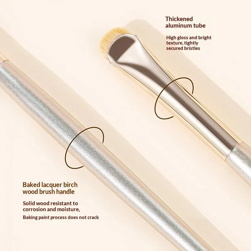 Novo 2 pçs pincéis de maquiagem delineador curvo ferramentas de manchas de maquiagem de olhos precisão macia escova de sombra fino pequeno olho ferramentas cosméticas
