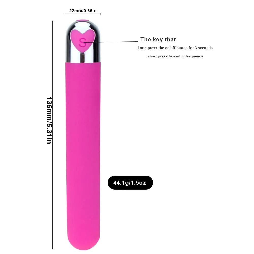 10 Speed Mini Bullet Vibrator for Women Rechargeable Wireless Vibrating Anal Bullet Clitoral Stimulator Dildo for Adult Sex Toys