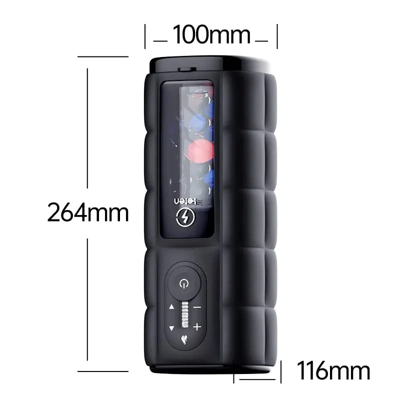 Leten copo de treinamento peniano masculino, gravidade zero, impulso automático e aquecimento, pistão, brinquedo sexual adulto para homens, estimulação peniana