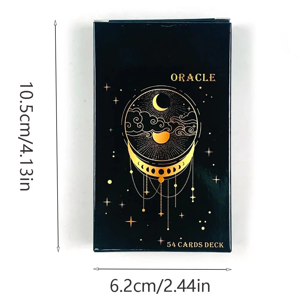 Mensagens do universo oracle cards 54 versão em inglês adivinhação orientação espiritual e cartões de inspiração diária para iniciantes