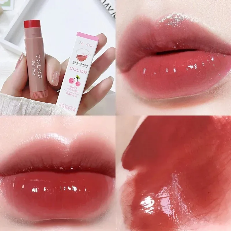 Conjunto de óleo labial com brilho de água, 3 peças, hidratante de longa duração, anti-secagem, bálsamo labial colorido, batom desbotado, conjunto de maquiagem de linha labial — image 10