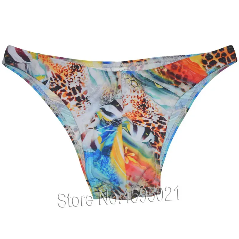 Sexy Bikini Brief Low Cut Men's Beach Micro Shorts Slip Underwear Bodybuilding Physique Posing Sunbathing Stretchy Shapely Pouch