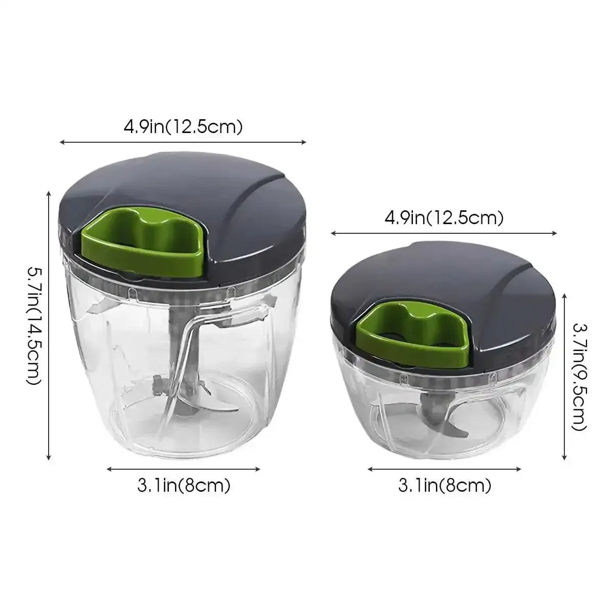 Cortador manual de alimentos 1000ml, corda de tração manual, cortador de vegetais, cebola, alho, frutas, ervas, nozes, cozinha, processador de alimentos