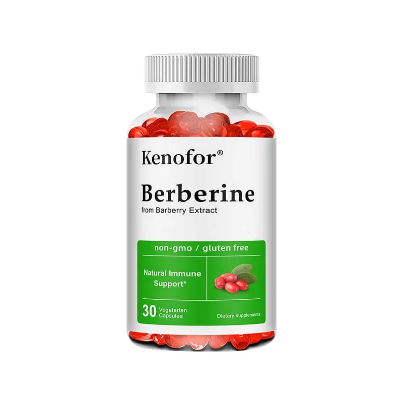Premium Berberine Supplement Capsules - Supports Immune System Healthy Food Antioxidant NON-GMO