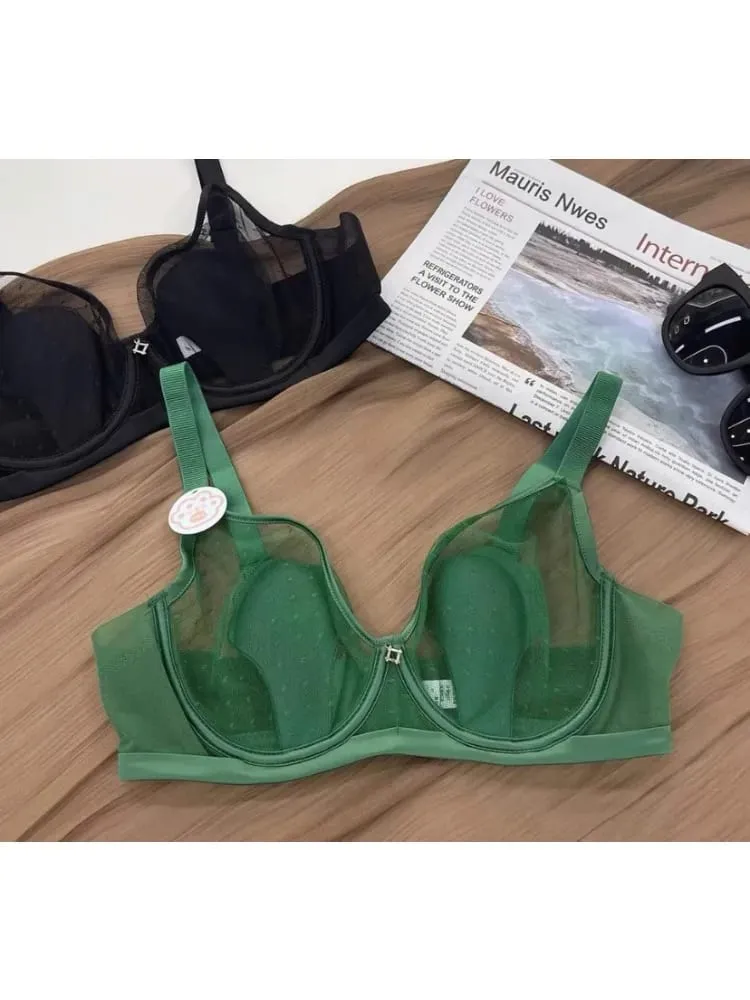 Sutiã minimizador sem fio para mulheres – Bralette ultrafino anti-queda, lingerie de verão respirável e sexy | Suporte de conforto
