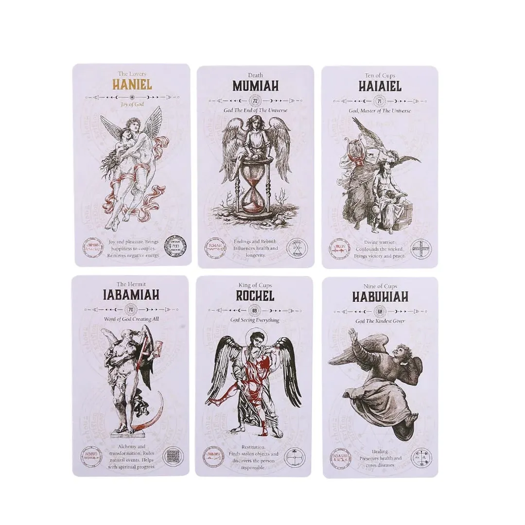 Angel Tarot cards Mysterious Divination Oracle for Party Play Board Game Deck