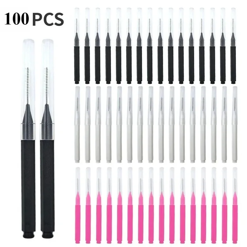 20/50ps portátil mini escovas de sobrancelha descartáveis ​​cílios sobrancelha levantamento escova aplicadores lash extensão pente ferramentas de maquiagem beleza