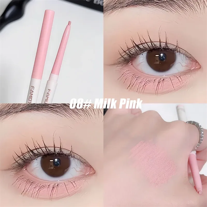 1PC Lying Silkworm Eyeliner Gel Pen Smooth Long Lasting Matte Eyeliner Waterproof Eye Liner Gel Pencil Quick Dry Korean Makeup