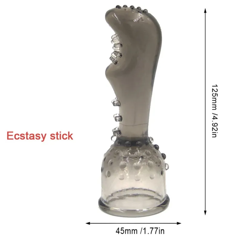 G-ponto estimular acessórios vibrador varinha mágica acessório silicone adulto brinquedos sexuais para mulheres av haste cabeça boné