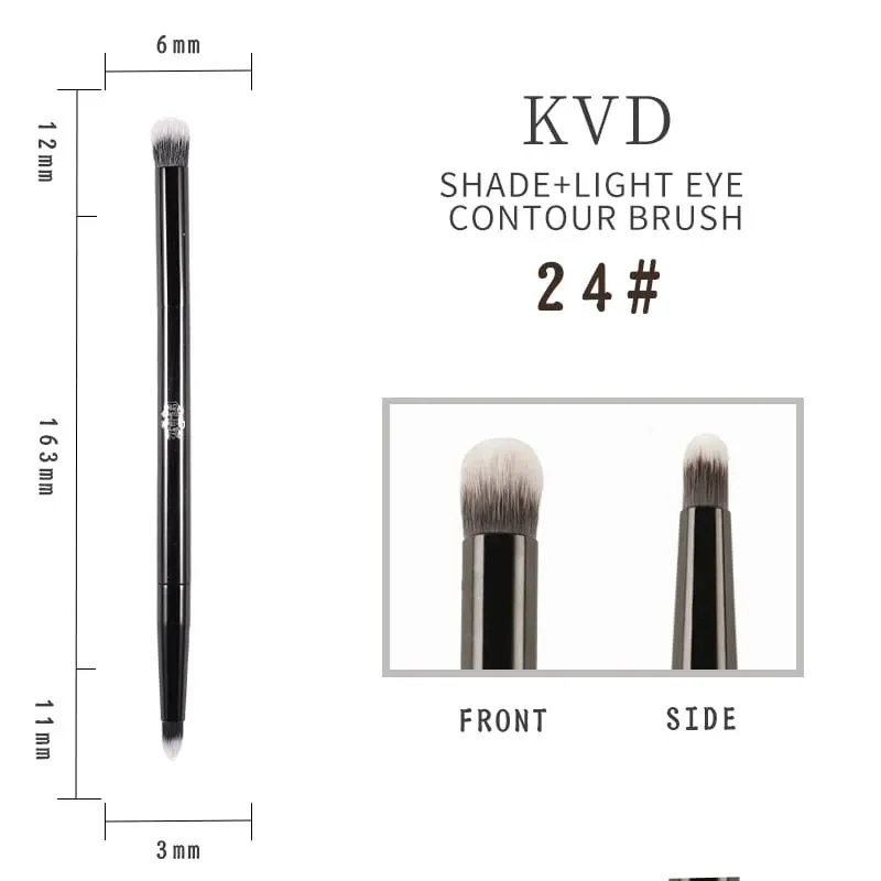 Kat Von D 化妝刷粉底腮紅高光澤遮瑕粉塑眼影刷 KVD 品牌化妝刷