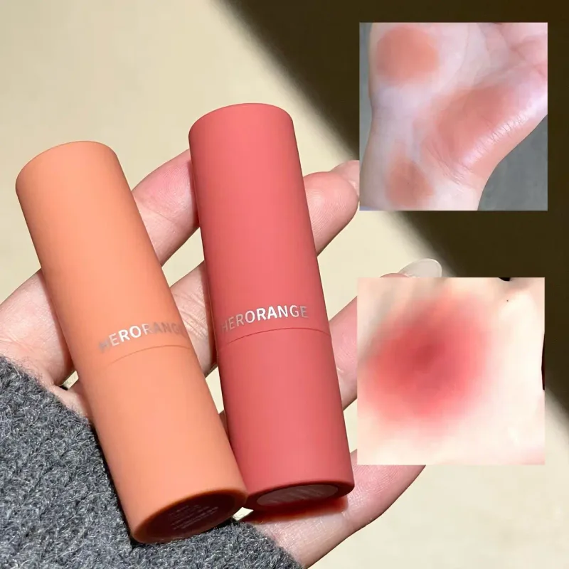 Herorange 純霧面唇膏質地柔軟不乾燥持久防轉印自然色調適合所有膚色