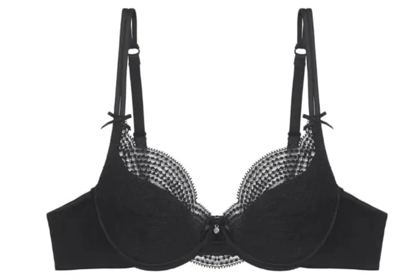 Half Cup Lingerie Set Women Thin Cup Push Up Soft Underwire Bra Panty Small Chest Gather Side Support Anti Sag Underwear 32‑38