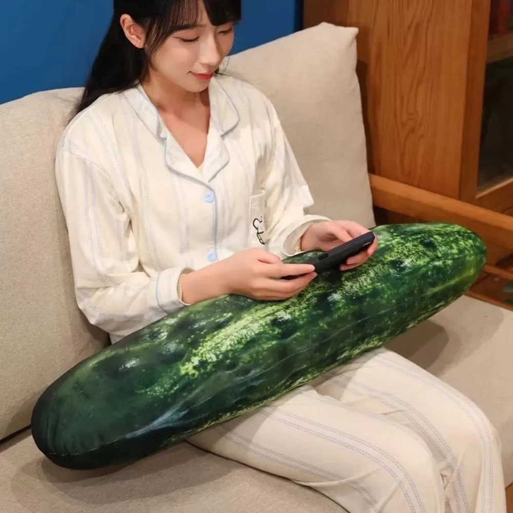 Kawaii macio vegetal travesseiro detalhes realistas simulação vegetal recheado criativo acento aconchegante vegetariano casa aconchegante