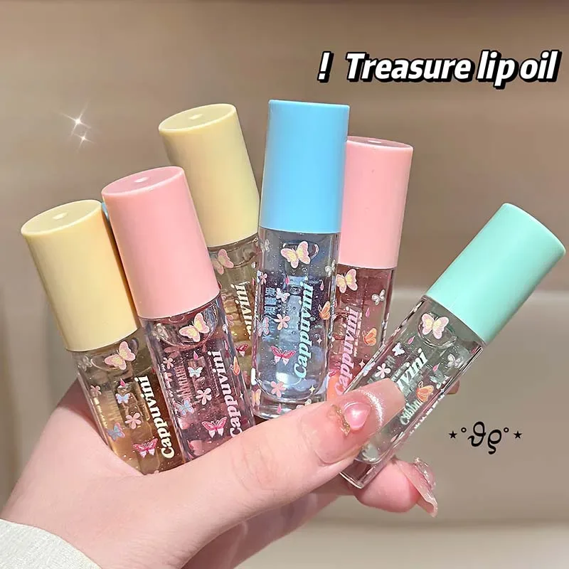 Hidratante Água Luz Lip Gloss Shimmer Transparente Geléia Espelho Lip Glaze Crystal Clear Hidratante Plumping Lip Gloss Maquiagem