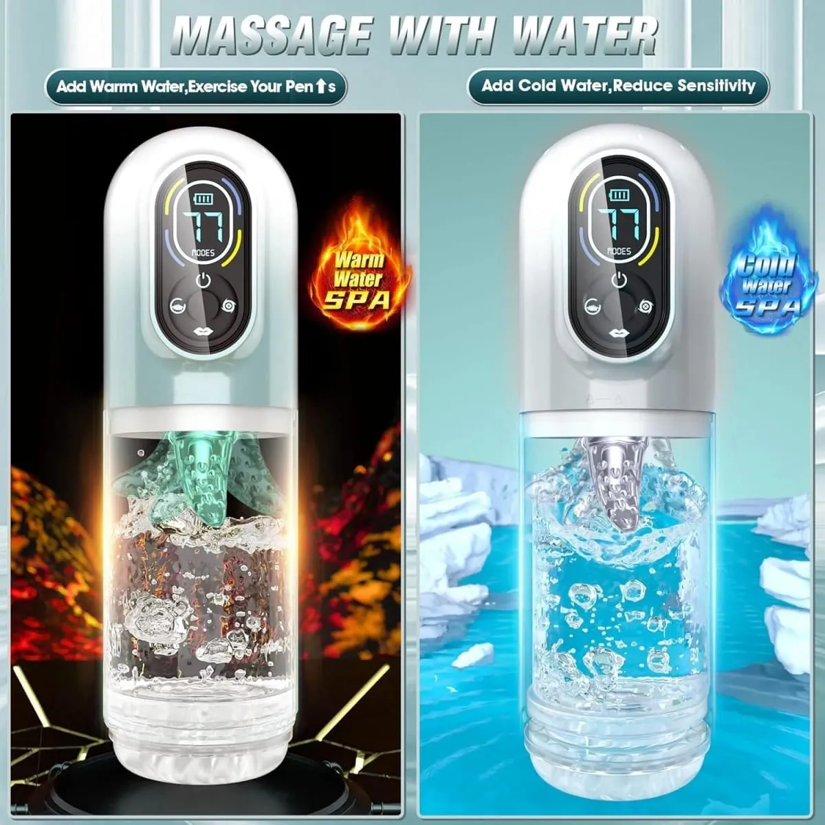 Masturbador masculino automático, bomba peniana, impulso rotativo, 9 modos de sucção vibratória, visual lcd de bolso, brinquedos sexuais adultos