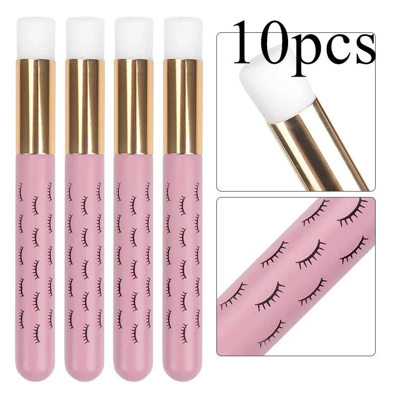10pcs Eyelash Cleaning Brush Lash Extension Applicator Eyebrow Nose Brushes Washing Bottle Skin Care Makeup Tool Clean Supplies