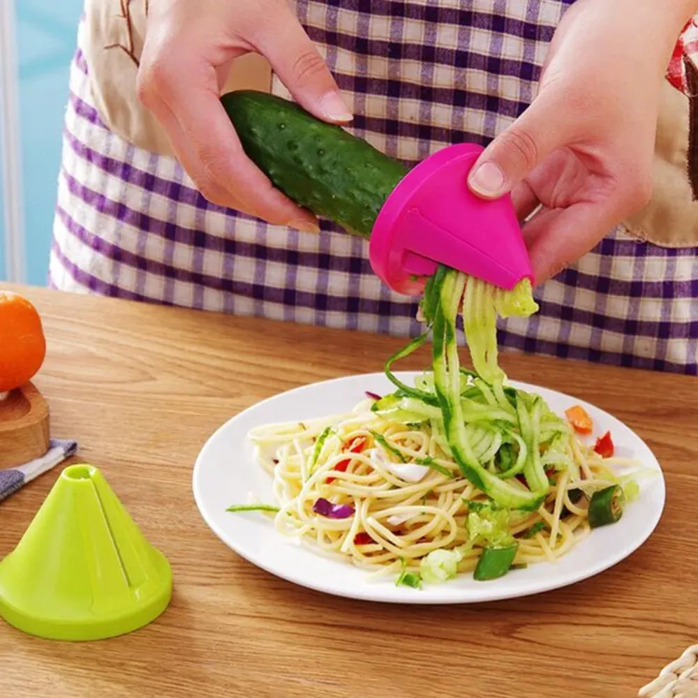 Aksesori Dapur Pencincang Lingkaran Kon Pencincang Kalis Karat Pencincang Rotary Antikarat Penghiris Sayur Plastik Kentang