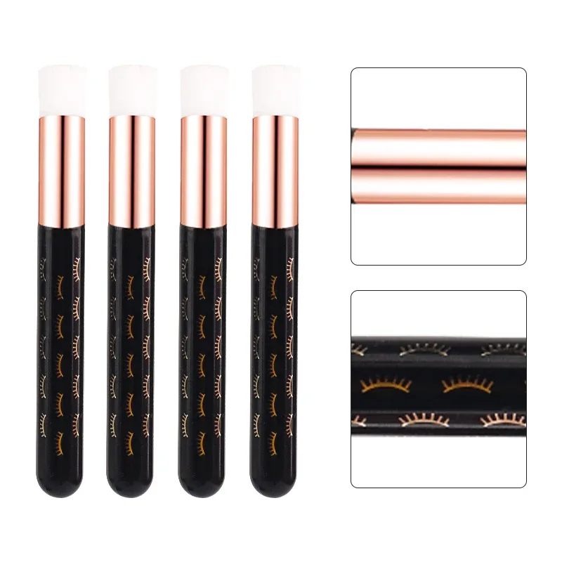 5pcs Eyelash Clean Brush Lash Shampoo Comb Hollow Eyelash Extensions Brush Peel Off Nose Pore Blackhead Remover Makeup Brushes