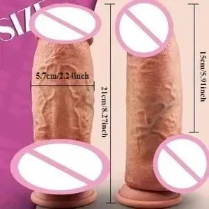 Ultra alta simulação vibrador realista pênis grande flexível ventosa vibradores anal plug adulto brinquedos sexuais para mulher masturbador galo