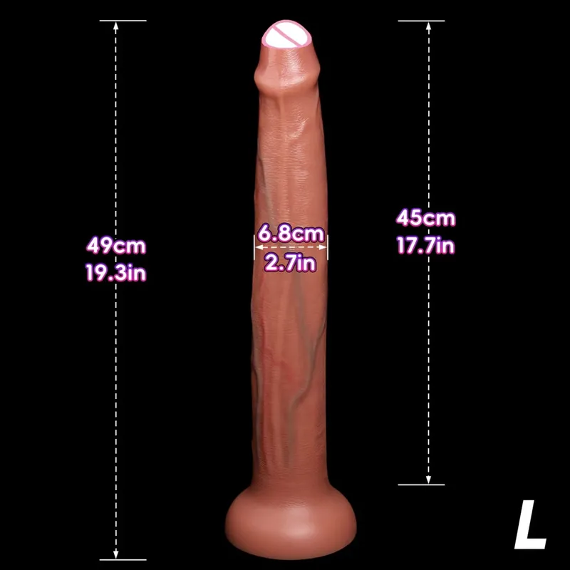 Vibrador realista extra longo, estimulação do ponto g, toque profundo, pênis, vagina, anal, pau, brinquedos sexuais adultos para mulheres, homens, plugue anal
