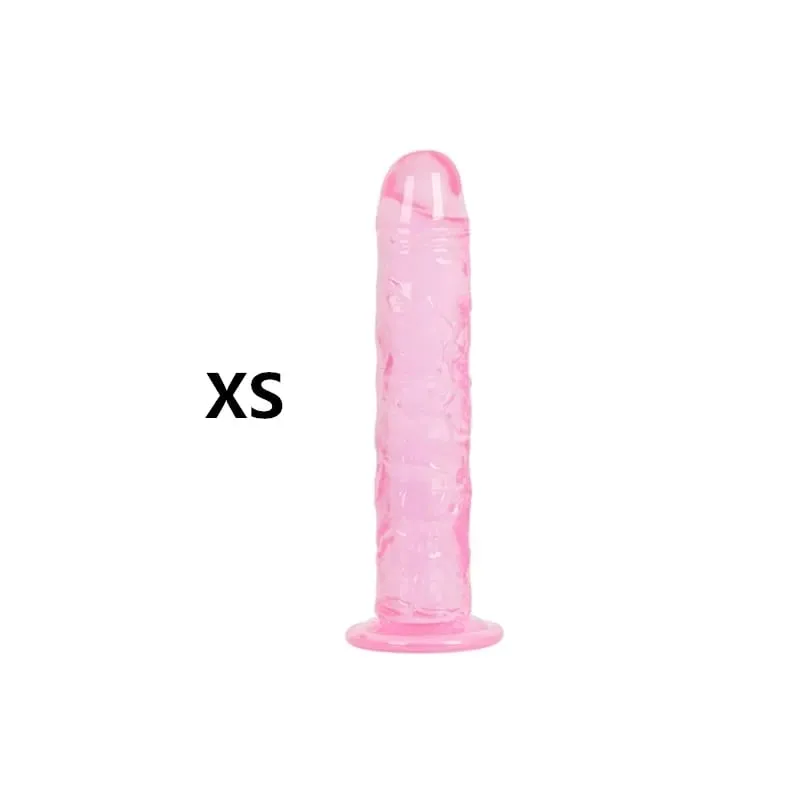 KWD Erotic Soft Jelly Dildo Anal Butt Plug Realistic Strong Suction Cup Adult Toys G-spot Orgasm Big Penis Sex Toys For Woman
