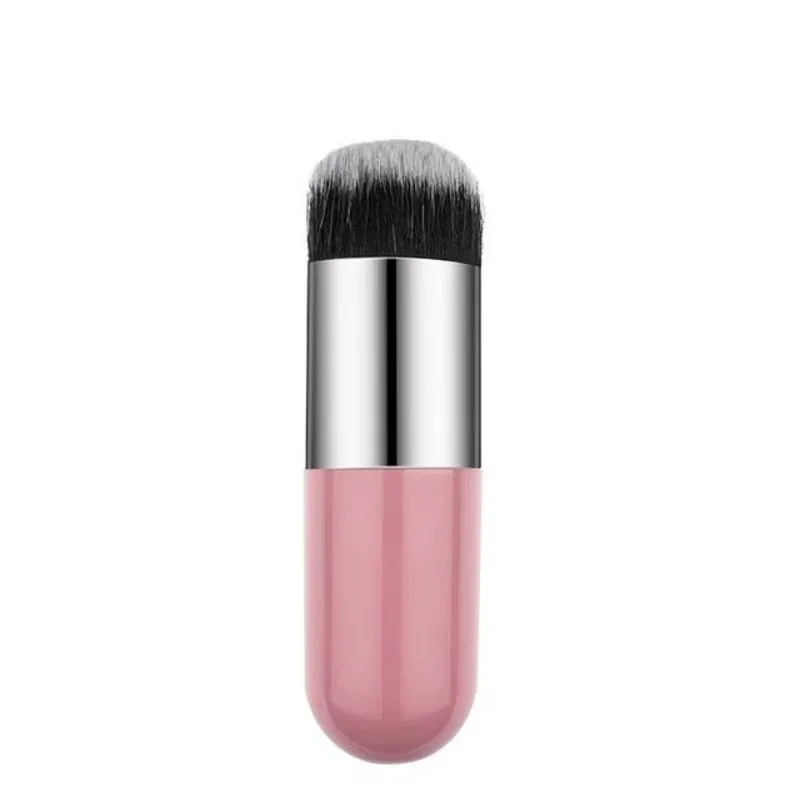 1 pçs pincéis de maquiagem rosto fundação pó solto corretivo mistura blush escova macio sintético cosméticos beleza maquiagem ferramentas