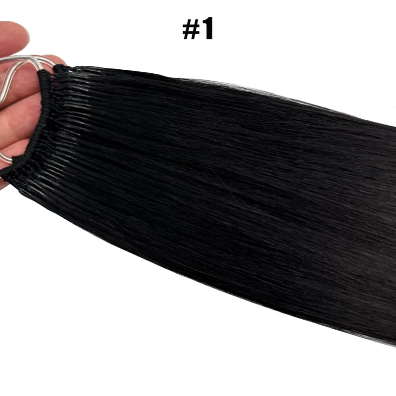 Coreia reta popular algodão corda gêmeos ponta extensões de cabelo brasileiro remy cabelo 0.5 g/pçs queratina i-ponta cabelo humano para mulher