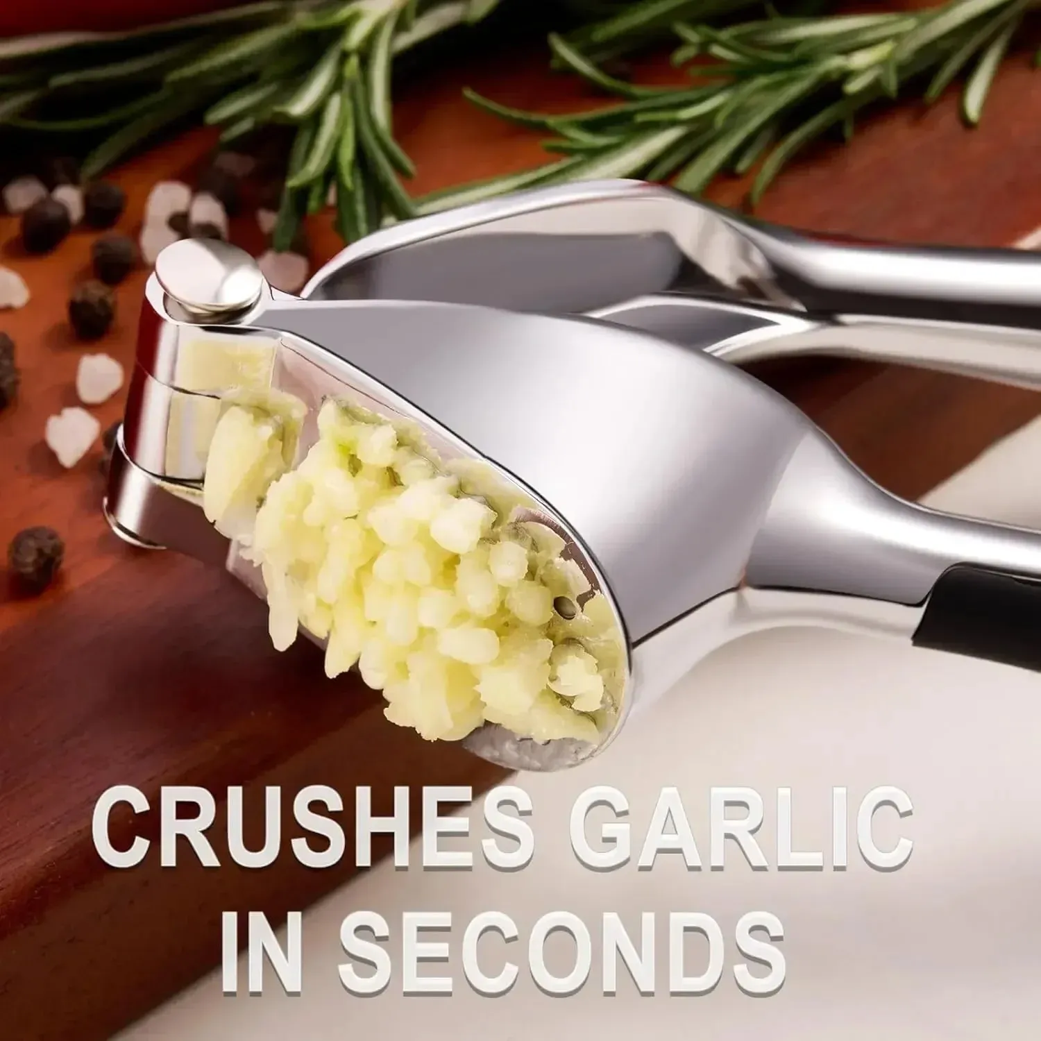 Zinc Alloy Garlic Puree Press Kitchen Tool Multifunctional Manual Garlic Squeezing Machine Household Creative Garlic Paste Clamp
