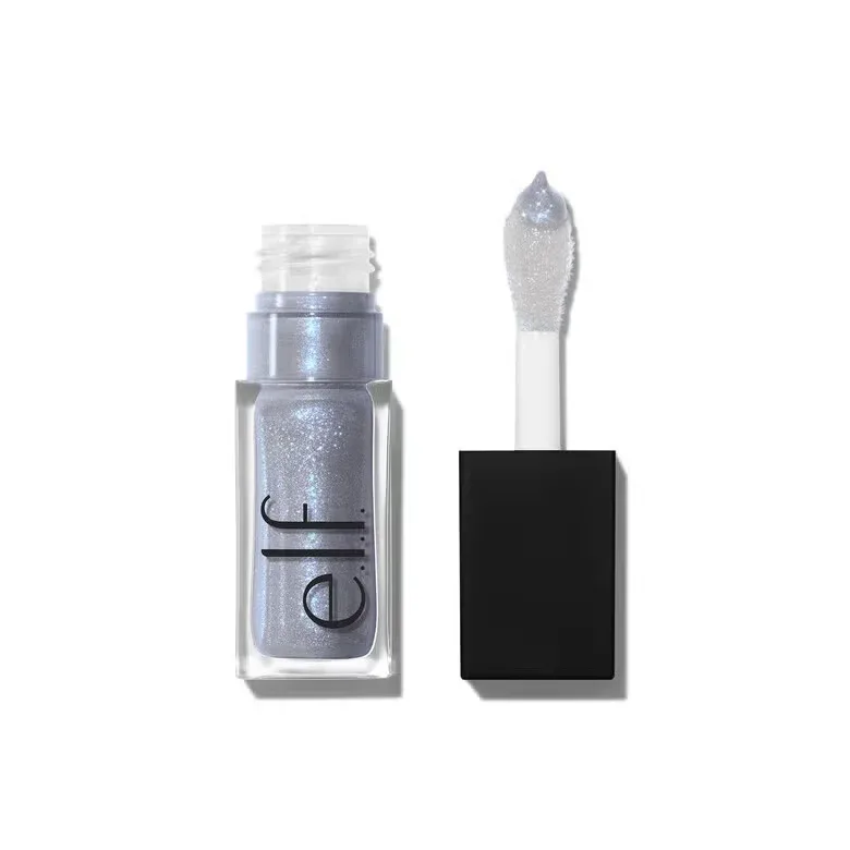 Novo elf brilho labial de 8 cores e blush em pó multicolorido, textura fina, leve, hidratante, nutritivo, bálsamo labial, cosméticos de cuidados