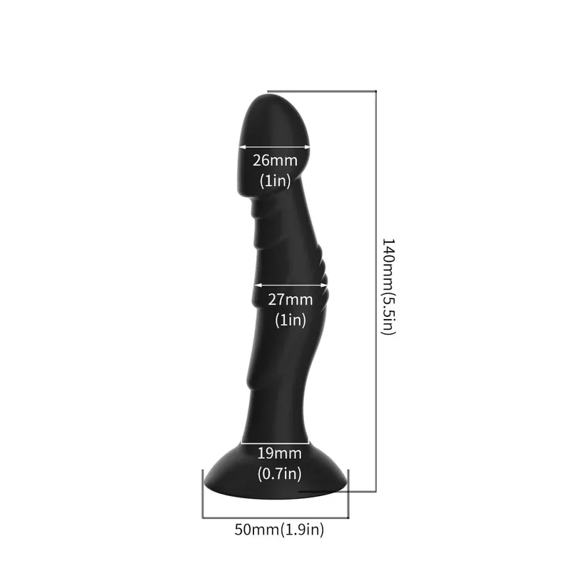 Dildo Anal Plug Butt Plug with Strong Suction Cup Prostate Massager Product Anal Dilation Masturbation Sex Toys Women Men 3 Size
