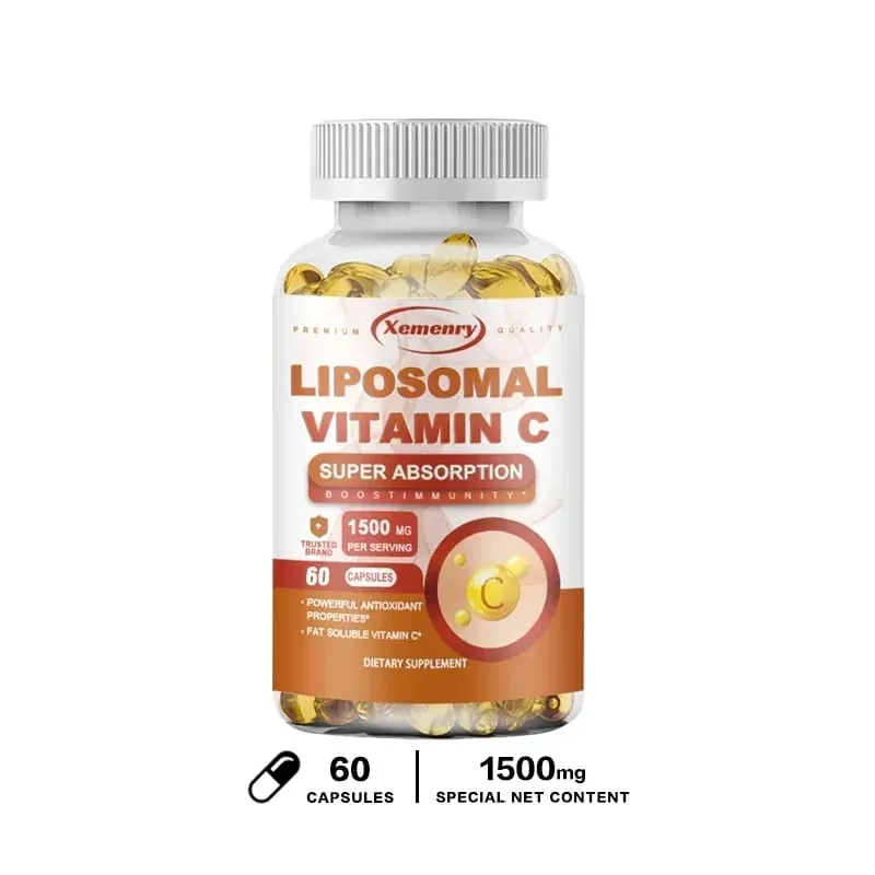 Liposomal Vitamin C - Supports Antioxidant and Nutrient Absorption Energy Supplement and Promotes Immune Health