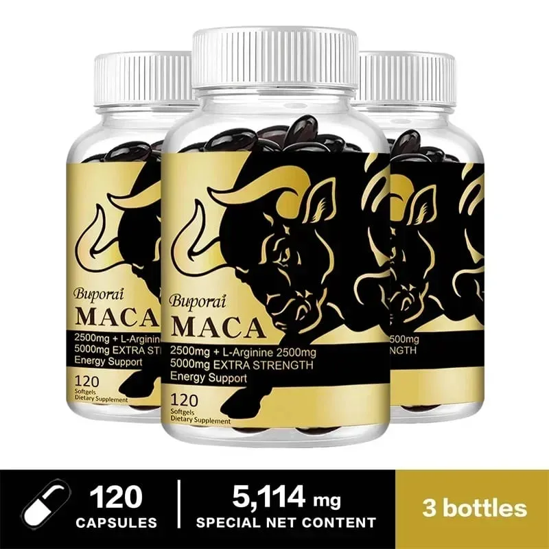 Suplemento de raiz de maca - apoia a resistência, alivia a fadiga e promove o crescimento muscular