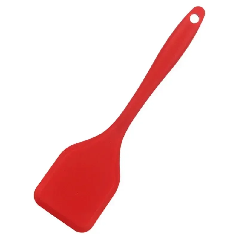 Small 20.5cm Silicone Cooking Leakage Spatula Dense Shovel Fried FishOmelette Shovel Non-stick Spatula Kitchen Cooking Tools