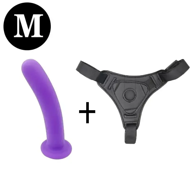 Cinta de silicone ajustável no conjunto de arnês vibrador s m l tamanhos calcinha pênis realista para mulheres casais lésbicas g-ponto anal vaginal