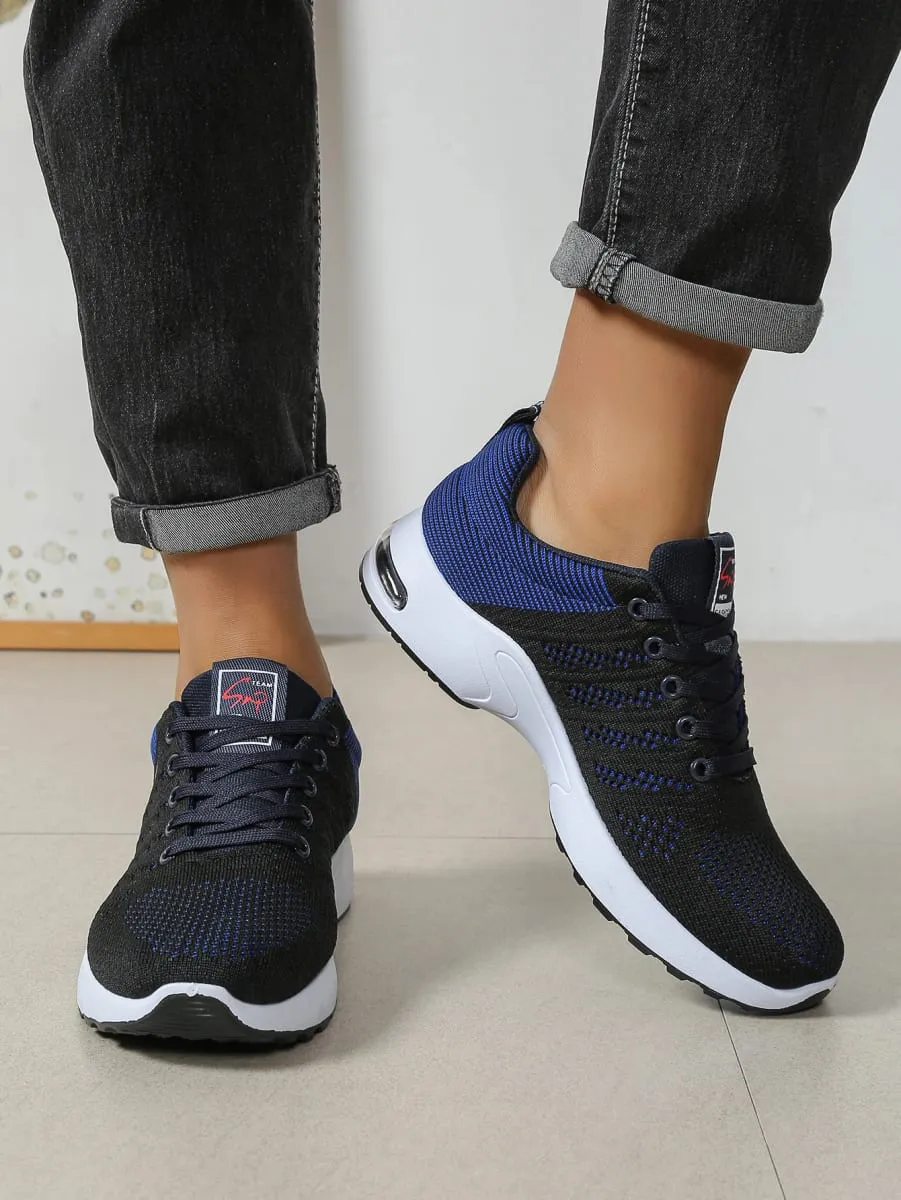 Tênis casual masculino malha respirável rendas até versátil leve sola macia caminhada diária calçado de corrida para uso ao ar livre