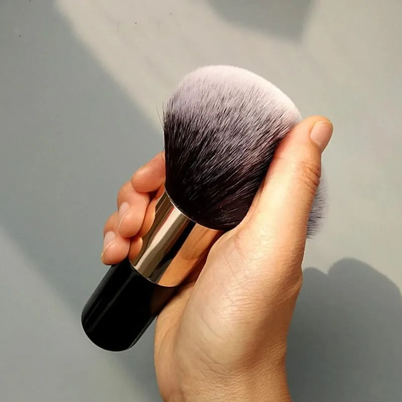 1 pc tamanho grande pincéis de maquiagem fundação pó rosto blush escova rosto macio blush grandes cosméticos fundação macia compõem ferramentas