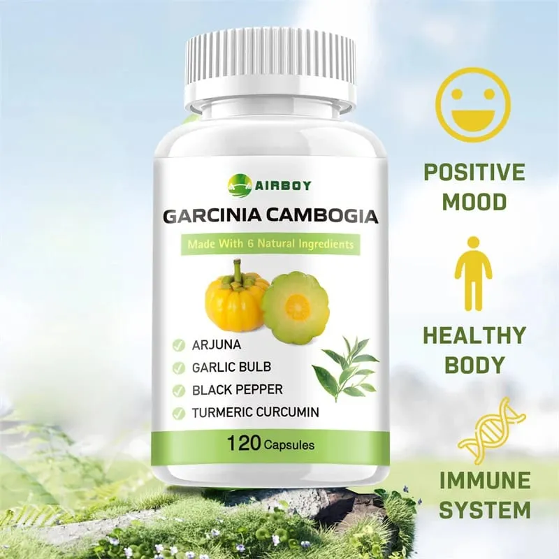 Garcinia Cambogia Capsules - Fat Burning Weight Management Appetite Suppression Metabolism Boosting