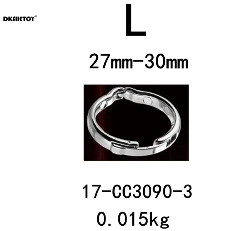 Metal s/m/l/xl tamanho atraso ejaculação pênis bondage anel de aço inoxidável masculino pênis bloqueio galo anel conjunto ereção brinquedos sexuais para homem — image 7