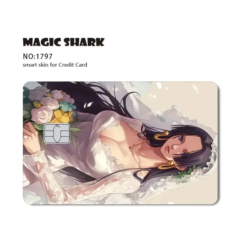 Hot Sale Maigc Shark Anime Chopper Luffy Nami Waterproof Front Side Sticker Film Skin for Credit Debit Card