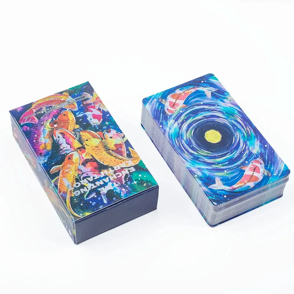 The Enchanting Earth Tarot 80-Card Deck Divination Edition Nature-Inspired Board Game for Intuitive Guidance and Self-Discovery