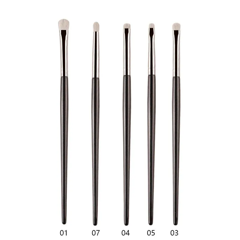 1pc White Pony Hair Eyeshadow Makeup brushes Small Smudge Precision Crease Detail Bevel Eye Shadow Make up brush Liner Lip