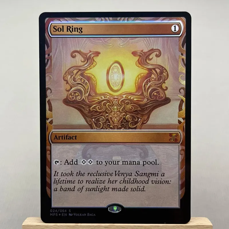 MPS FOIL2-01 TCG Cards for Home Play Proxy Sol Ring Mana Crypt Mox Opal the Mana Vault Chrome Mox Sword of