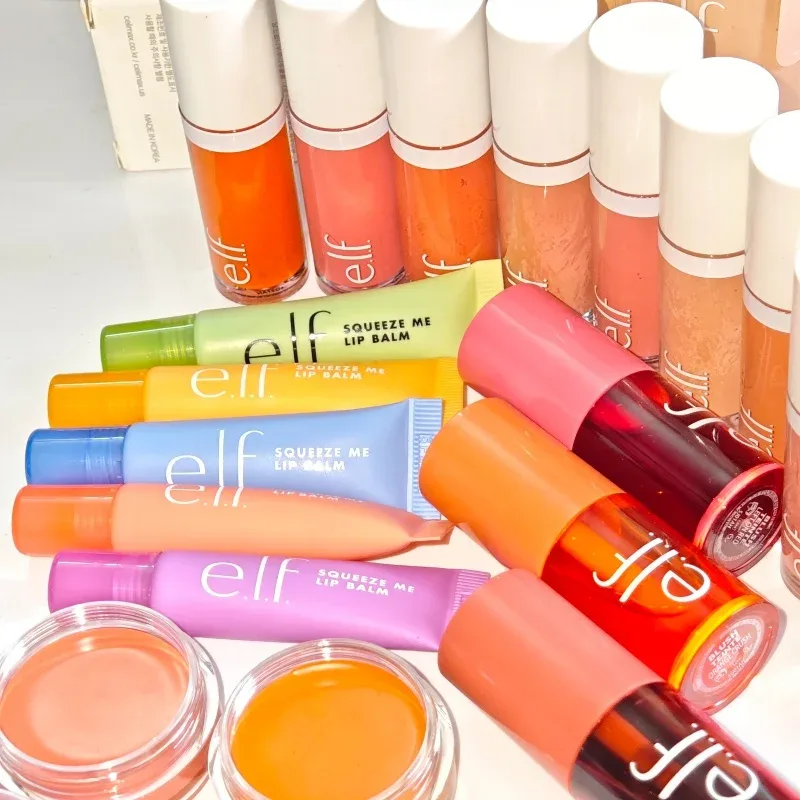 Elf hidratante frutas gloss bálsamo labial de longa duração nutrir lábios estrato córneo batom novo lábio e bochecha líquido blush maquiagem