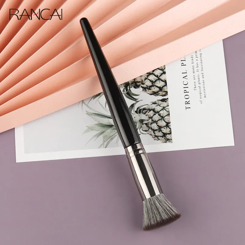1 pçs pincéis de maquiagem ferramentas pó solto fundação contorno escova ângulo blush rosto cosméticos beleza compõem escova ferramenta
